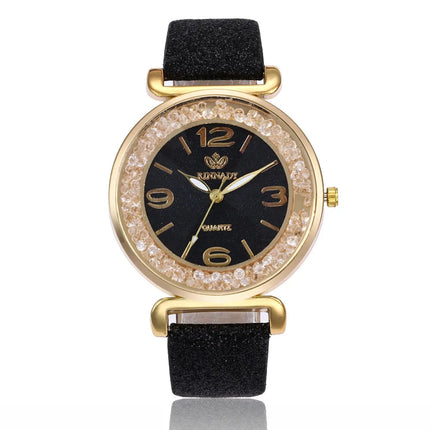 Orologio da donna di marca di lusso Orologio da polso al quarzo da donna con cassa rotonda Orologi da donna Orologio da festival Regalo di San Valentino platinumshop