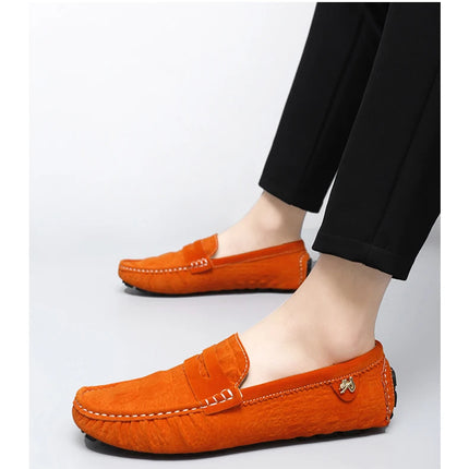 Scarpe Italiane Formali da Uomo, Mocassini in Pelle Fatti a Mano, Scarpe Casual da Guida, Slip-on di Lusso Comodi per Uomo