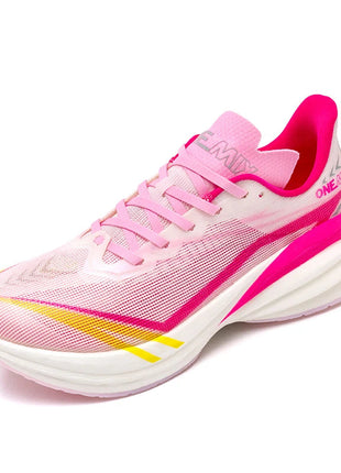 ONEMIX YUE SHUANG Scarpe da corsa estive da uomo Design leggero Asciugatura rapida Maratona Supporto per l'assorbimento degli urti Sneakers da uomo PlatiNum