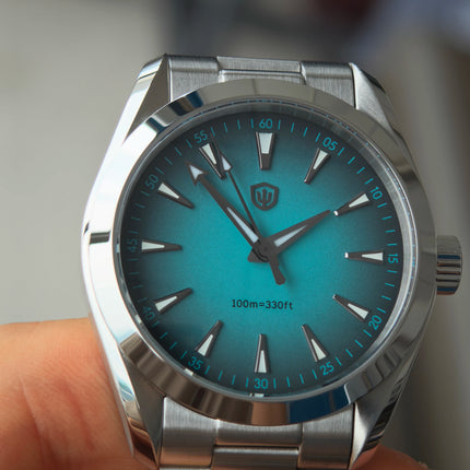 Watchdives WD0006 V2 Watch VH31 Sweep Second Quartz Movement Sapphire Luminous Stainless Steel Watches Waterproof 38mm Watch