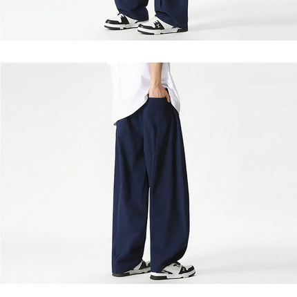 2025 vendite calde pantaloni a gamba larga pantaloni casual da uomo stili giapponesi pantaloni Harun da uomo streetwear moda hip hop pantaloni lanterna allentati