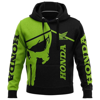 2025 Best-Selling Fashionable And Comfortable Honda Motorcycle Hoodie Gp3D Printed Pullover Sweatshirt Warm Top