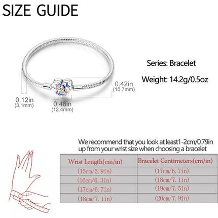 Nuovo Bracciale Artigianale Originale in Argento 925 con Charm, Liscio e Morbido, a Osso di Serpente, per Donna - Regalo 2026 PlatiNum