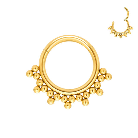 G23 Titanium Piercing Nose Ring Body Jewelry Hoop earings ASTM F136 Cartilage Tragus Diaphragm Titanium Hing PlatiNum