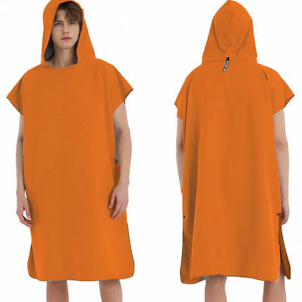 Asciugamano poncho da surf con cappuccio Asciugamano in spugna ad asciugatura rapida Cambio di copertura per adulti Surf Nuoto Spiaggia Sport acquatici Ocean Essential Acc