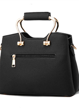 Yogodlns Luxury Pendant Handbag For Women PU Leather Tassel Shuolder Bag Designer Handle Bag Brand Shopping Mommy Shoudler Bag PlatiNum