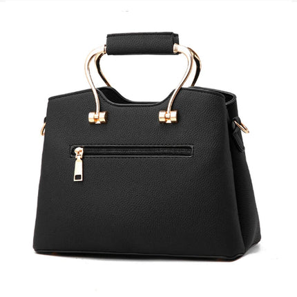 Yogodlns Luxury Pendant Handbag For Women PU Leather Tassel Shuolder Bag Designer Handle Bag Brand Shopping Mommy Shoudler Bag PlatiNum