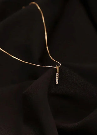 925 Sterling Silver Necklace Personality Charm Geometric Shape Pendant Choker Birthday Party Gift for Women Exquisite Jewelry PlatiNum