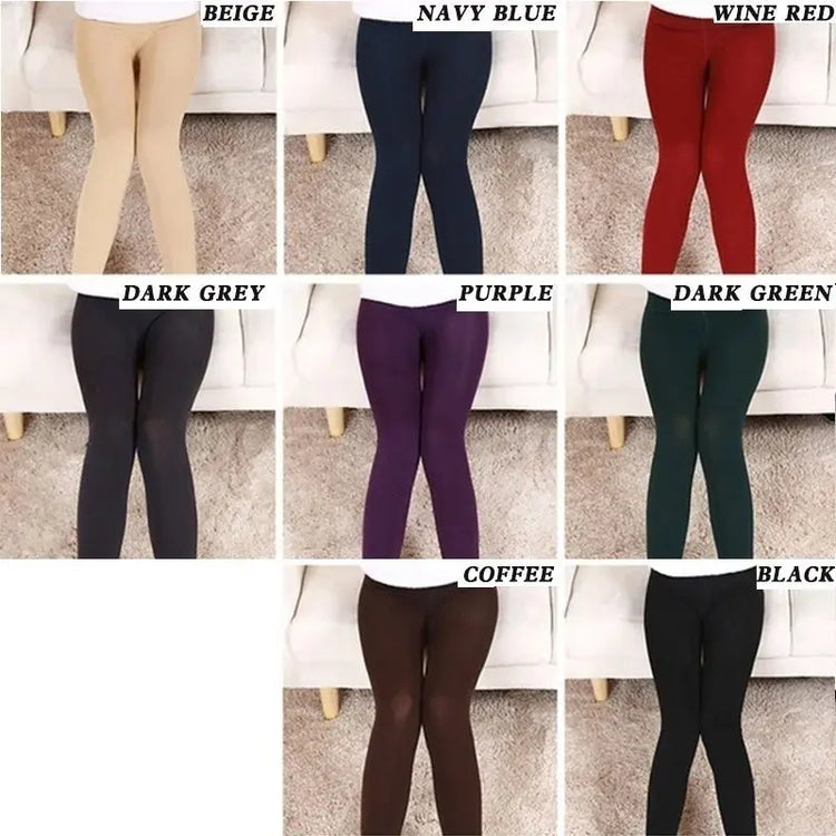Winter Leggings Knitting Velvet Casual Legging High Elastic Lady's Warm Pants Skinny Pants for Women Polar Pantyhose PlatiNum