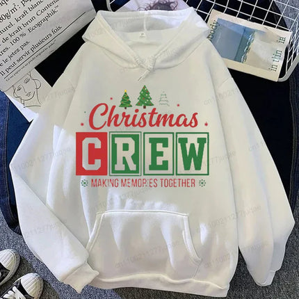 Family Christmas Crew 2026 Print Hoodies Making Memories Together Sweatshirts Funny Family Matching Holiday Pajamas Shirt Gifts