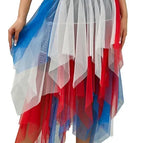 4-red blue white / Taglia Unica