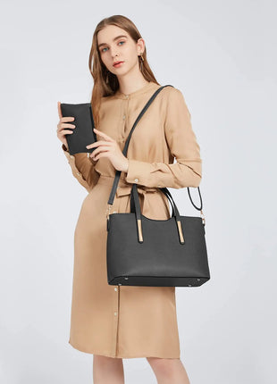 Borsa Miss Lulu Henkel Borsa shopper 2in1 da DONNA Borsa a tracolla da viaggio per DONNA, elegante e pratica