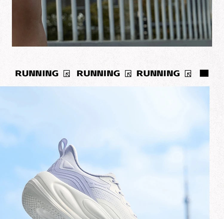 361 Degrees Women Enchanted 2.0 Running Shoes Lightweight Versatile Soft Cushioning Durable Versatile Female Sneakers 682512235 PlatiNum
