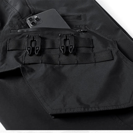 2024 Winter Warm Tactical Pants Men Fashion Functional Multi Pockets Cargo Trousers Hip Hop Streetwear Joggers Pant Techwear