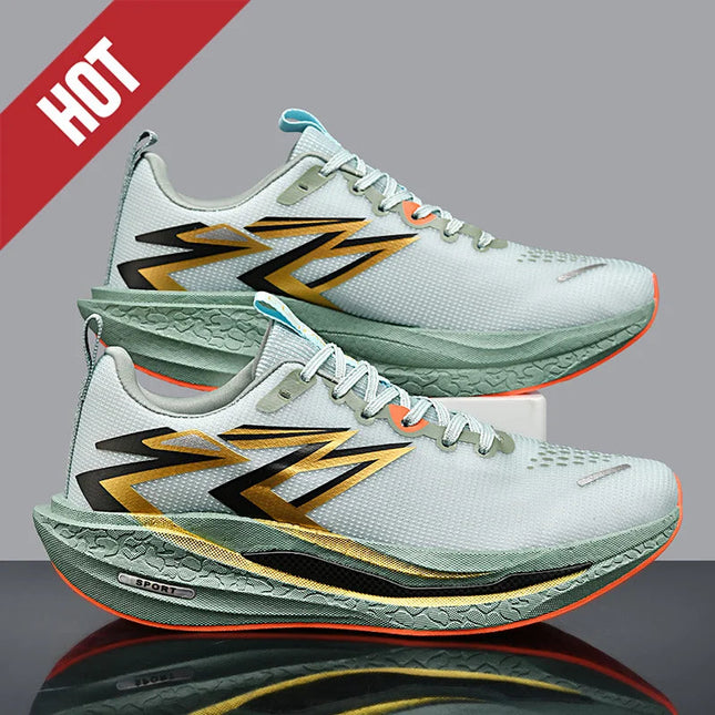 2026 NEW Men Sports Running Shoes Off Marathon Breathable Light Comfortable Women Athletic Sneakers Jogging Tenis Air Cushion PlatiNum