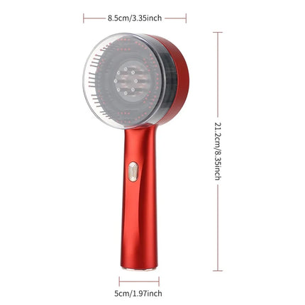 Factory Direct 2026 Electric Hair Regrowth Brush with Infrared Light Machine Acupoint Scalp Massage Anti-Hair Loss Exercise Hair