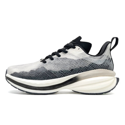 ONEMIX Black Men Basic Racing Road Running Shoes Summer Mesh traspirante scarpe sportive cuscino Durable Outdoor Sneakers Plus Size PlatiNum
