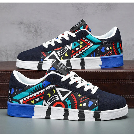 Nuove Scarpe Estive alla Moda per Uomo, Sneakers Sportive Antiscivolo da Passeggio, Scarpe Casual in Tela con Motivi, Zapatos Maschili