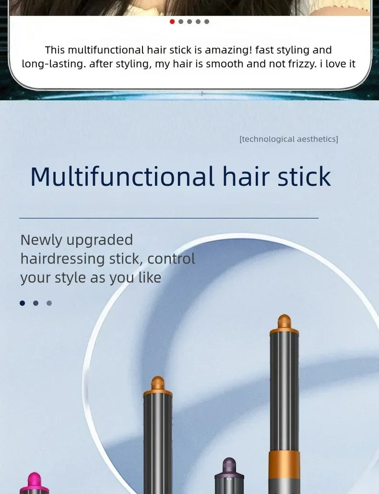 7-in-1 Multifunctional Hair Dryer 110,000 RPM High-Speed Hair Care Negative Ion Hair Dryer Quick Drying, Automatic Curling Set