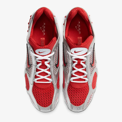Nike Air Zoom Spiridon Cage 2 Scarpe casual basse unisex Sport Wear Resistant Grey Red Calzature lifestyle CJ1288-600