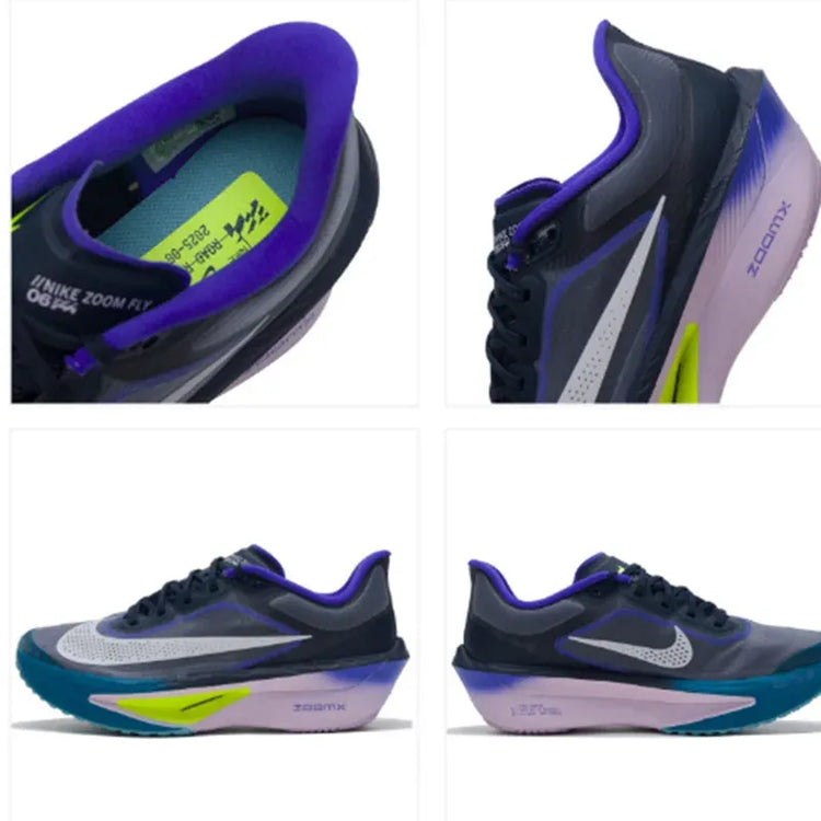 Nike Zoom Fly 6 Men's Racing Road Running Shoes – Lightweight ZoomX Foam Breathable Cushioned Sneakers FN8454-402/800/004/403
