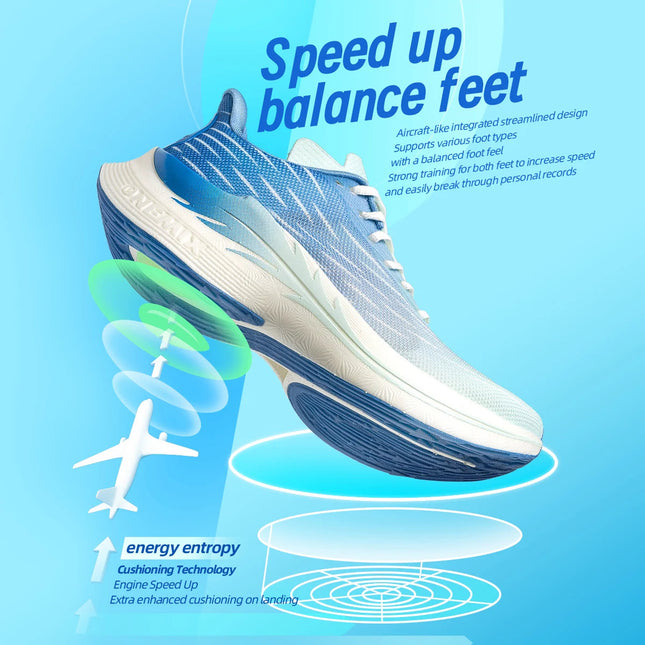 Scarpe da corsa con cuscino d'aria ONEMIX, sneakers sportive traspiranti per esterni, scarpe leggere da jogging e camminata PlatiNum