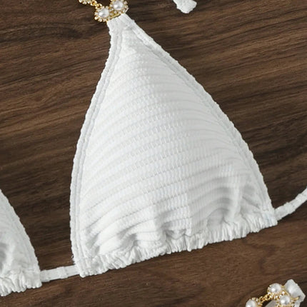 Set Bikini a Triangolo per Donna, Sexy Costume da Bagno Brasiliano a Due Pezzi con Lacci, Grazioso Costume da Bagno platinumshop