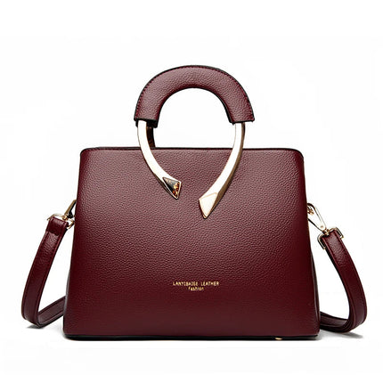 Luxury Handbags Women Bags Designer 3 Layers Soft Leather Shoulder Crossbody Sac Ladies Large Capacity Shopping Messenger Tote PlatiNum