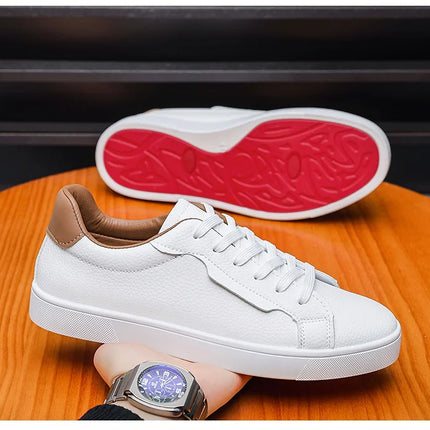 Leather Men's Sports Shoes - Casual Style, Breathable Men's Shoes, Anti-slip and Comfortable, Men's Casual Sneakers