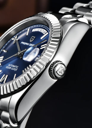 PAGANI DESIGN DD36 Orologio da Uomo con Data, Orologio Meccanico Automatico di Lusso, Vetro Zaffiro AR, Impermeabile 10 Bar