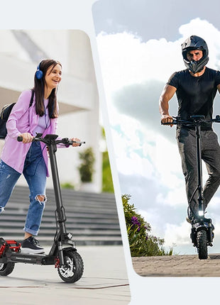 Isiswheel GT1 Scooter elettrico Motore 800W Batteria 48V10Ah EScooter 10 Pneumatico fuoristrada Pieghevole City Commuter E-Scooter