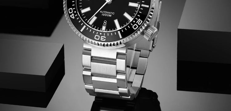 ADDIESDIVE Men's Automatic Mechanical Watch Sapphire Glass Super Luminous Watches Stainless Steel Hombre 100Bar Waterproof