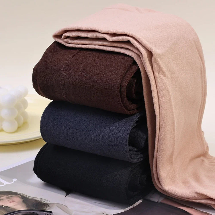 New Women Winter Thermal Leggings Warm High Waist Slim Thicken Velvet Tight Pants Pantyhose Fleece Stretchy Leggings Stockings PlatiNum