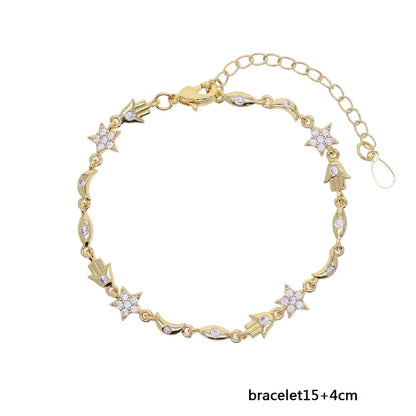 Nuovo speciale color oro Goccia d'acqua Bling Ovale CZ Collana girocollo Lariat Lunga barra a goccia a forma di Y Lunga nappa Gioielli da donna 2025