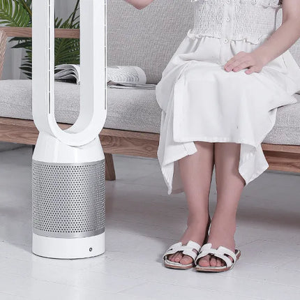 Ventilatore senza lama per circolazione di purificazione dell'aria 220V Ventilatore elettrico da pavimento per dormitorio ultra silenzioso Ventilatore a torre Ventilatore senza lama Ventilatore per stanza