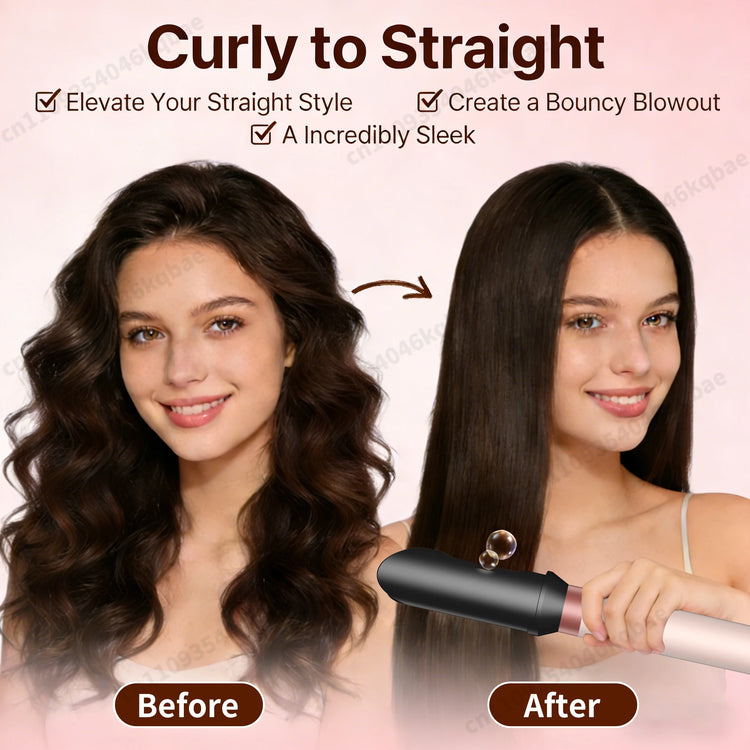 6 IN 1  Air Multil Hair Styler & Hair Dryer Brush With Auto-Wrap Curlers Fast Drying Frizz-Free Volume Hair Styler Set Gift
