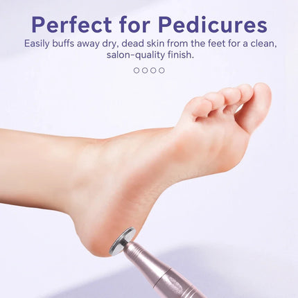 Dead Skin Replaceable Sanding Paper Set for Manicure Pedicure With Metal Disc Nail Drill Bit Calluses Removal Foot Care Tool Acc 2028