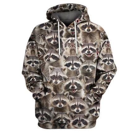 3D Print Funny Animal Cat Alpaca Graphic Hoodies For Men Women Casual Oversized Pullovers Sport Tracksuit Mens Sweatshirt Tops