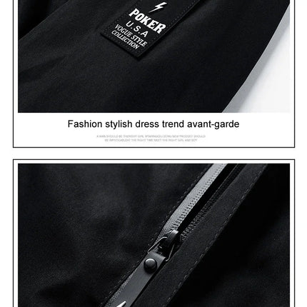 2026 New Fall/Winter Men's Jacket - High-Quality Printed Outdoor Sports Hoodie - Windproof Fashion Casual Jacket