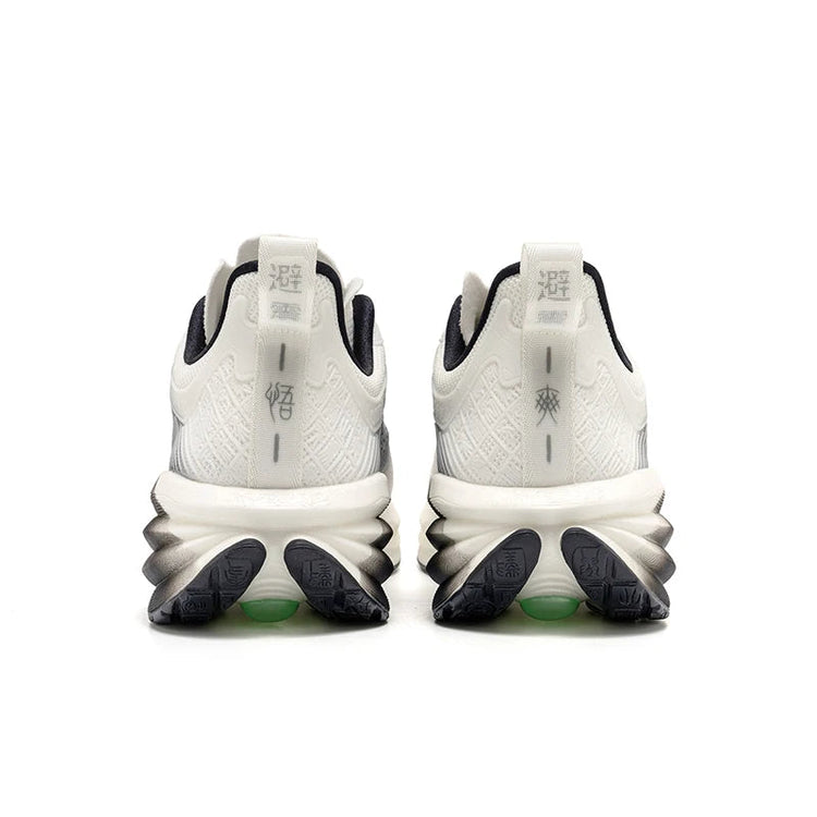 ONEMIX Scarpe da corsa da uomo in stile cinese Traspirante Carattere di moda Vamp Cuscino d'aria Scarpe sportive Scarpe da ginnastica da passeggio all'aperto PlatiNum