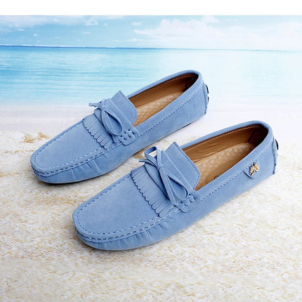 Scarpe di lusso da uomo Coppia mocassini in pelle scamosciata fatti a mano da donna Scarpe basse da guida Scarpe slip-on Mocassini comodi Scarpe casual da uomo