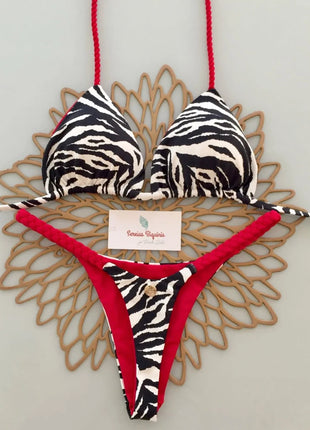 Micro Bikini 2026 Push Up Donna Costumi da Bagno Sexy Brasiliani Set Bikini Perizoma Stampa Biquini Abbigliamento Mare Estivo