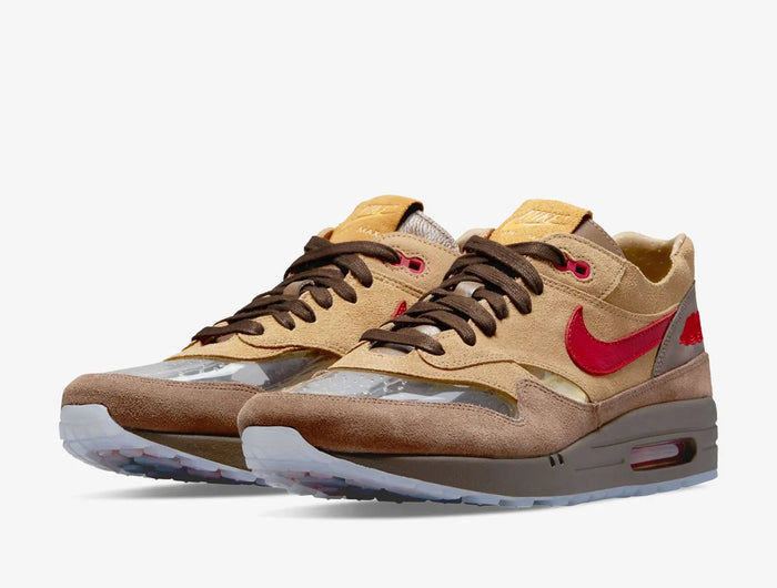 Nike genuine CLOT Air Max 1 Unisex Casual Running Shoes DD1870-200 PlatiNum