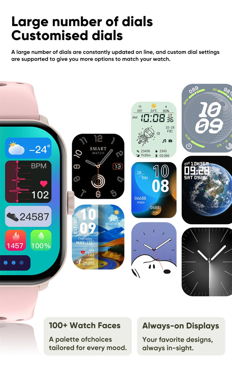 Per Xiaomi Watch 5 Smart Watch da uomo HD AMOLED schermo frequenza cardiaca chiamate Bluetooth localizzazione GPS Smartwatch sportivo impermeabile da donna platinumshop