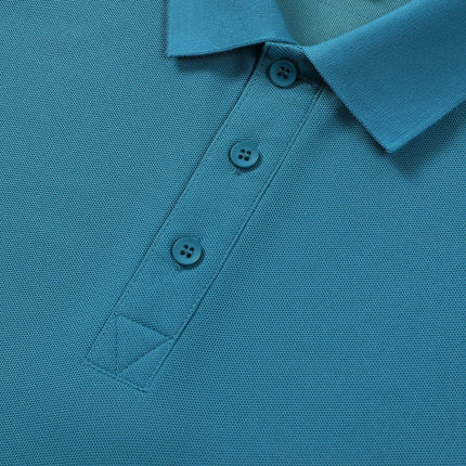 100% cotton work polo shirt, custom pure cotton polo, corporate culture short-sleeved T-shirt, embroidery, print, logo, word