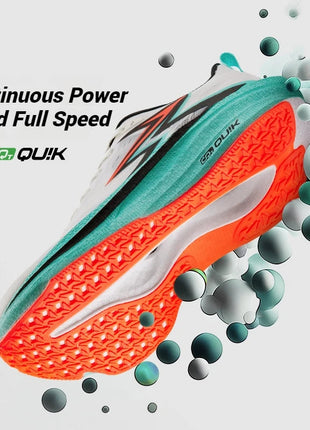 361 Degrees Flame 4.0 MIX Men Running Shoes Carbon Plate Racing Marathon Stable Rebound Wear-resistant Male Sneakers 672512204 PlatiNum