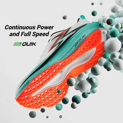 361 Degrees Flame 4.0 MIX Men Running Shoes Carbon Plate Racing Marathon Stable Rebound Wear-resistant Male Sneakers 672512204 PlatiNum