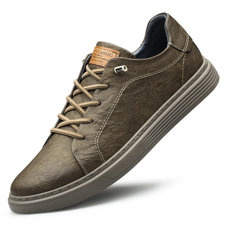 Italian Brand Black Genuine Leather Oxford Shoes UNISEX Casual Shoes Lace Up Flat Sneakers  Luxury Shoes for Men Big Size: 36-47
