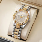 Orologi da donna con diamanti di lusso Orologio da polso al quarzo da donna con quadrante arabo alla moda Reloj Mujer Orologio da ragazza regalo (senza scatola) platinumshop