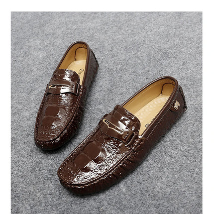 Scarpe Italiane Formali da Uomo, Mocassini in Pelle Fatti a Mano, Scarpe Casual Eleganti Slip-on, Comode Calzature di Lusso per Uomo